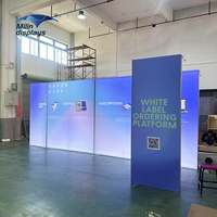 SEG kotak lampu Led Poster film pameran dagang panel dinding rangka aluminium ekstrusi iklan stan kotak lampu