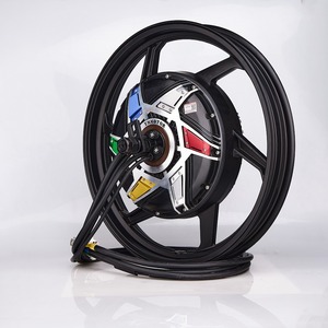 Moteur de moyeu de course BLDC personnalisé en usine 3000W 18 pouces pour moto, moteur de moyeu de course GT 18 pouces sans jante - Product Image 6