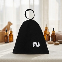 Chapeau de sauna en laine 100 % bio, léger et résistant à la chaleur, en feutre épais, pour hommes et femmes, idéal pour la banya et le spa – Fournisseur direct usine