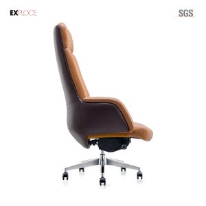 כיסא בוס משרד נוח דה לשכת לוקס עור מפוצל משרד כיסא sillas oficina נוח לשכת directeur מסתובב cahir - Product Image 5