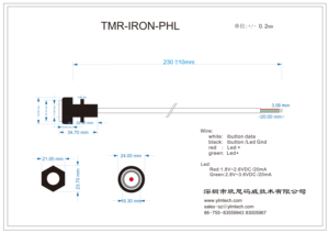 Lector de Contacto iButton TMR-IRON-PLH con LED para Rastreador GPS, Gestión de Flotas, Autenticación del Conductor y Control de Acceso - Product Image 6