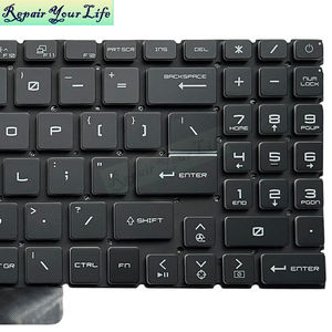 Teclado Retroiluminado de 6 Pines para Portátil MSI Katana GF66 <span class=keywords><strong>GF76</strong></span> Crosshair 15 A11U 15-A11UCK A11UDK A11UEK, Teclado F6 con Bluetooth - Product Image 3