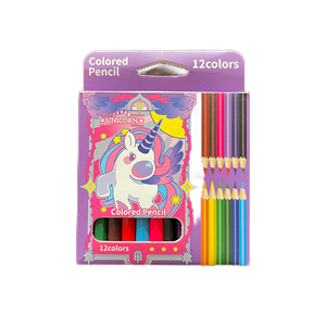 Lot de crayons hexagonaux miniatures personnalisés en gros, kit de papeterie promotionnel avec logo pour la peinture des enfants - Product Image 2