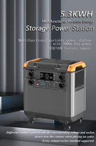 Meilleure alimentation électrique extérieure 5000Wh au lithium-ion, station d'alimentation portable, générateur solaire rechargeable - Product Image 3