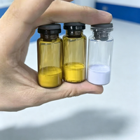 Poudre lyophilisée GHK-CU de qualité cosmétique (99%-99,9%) à haute pureté, peptide de cuivre bleu, numéro CAS 49557-75-7