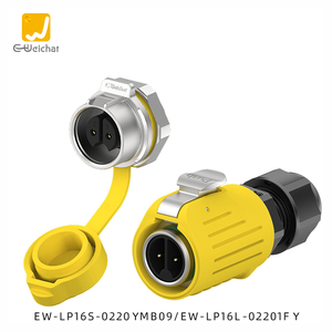 Vàng nữ bảng điều khiển gắn kết nhanh 2 3 lõi điện hàng không cắm kết nối công nghiệp EW-LP16 không thấm nước cho hàng không - Product Image 2