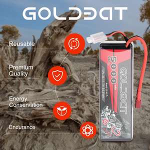 ハードケース RC バッテリー 50C 3 S 11.1 V 5000 mah Heigh 放電率バッテリーリポ Rc カーのおもちゃ電池パック - Product Image 5