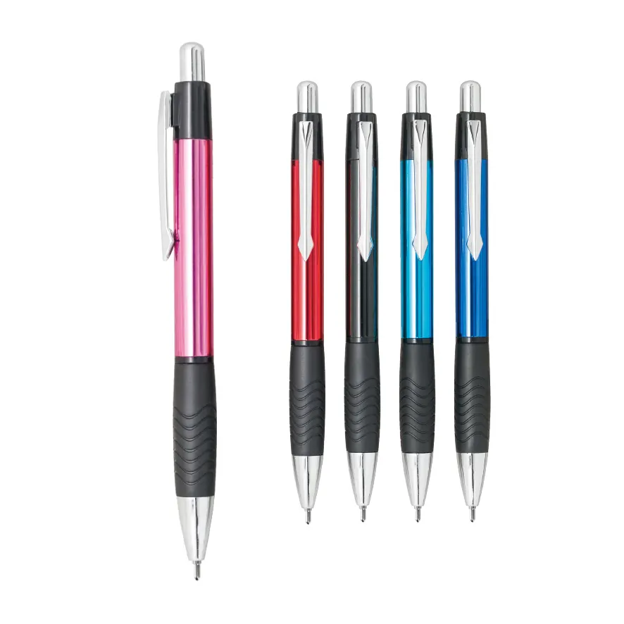 ANI卸売格納式広告プロモーションペン、カスタムロゴプリント製造金属ボールペン