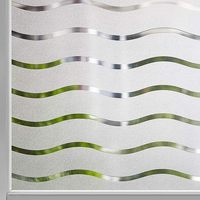 Matte Sichtschutz-Glasfolie für Zuhause, Statisch Haftende Klebefreie PVC-Lichtdurchlässige Undurchsichtige Fensterfolie für Badezimmer Balkon