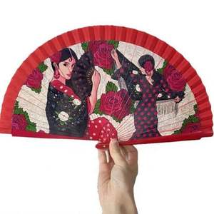Abanico Plegable de Madera con Diseño Tradicional Chino, Abanico Personalizado con Impresión en Español - Product Image 4
