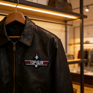 Toppa Ricamata Termoadesiva Premium Eco-Friendly con Motivo Stella Aereo da Combattimento Audace, Applicazione Resistente per Tute da Volo e Giubbotti Bomber - Product Image 5