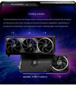 การ์ดจอ ASTRAL RTX5080 O16G GAMING ROG สำหรับเดสก์ท็อป รุ่นใหม่ ระบายความร้อนด้วยพัดลม PCIe 5.0 GDDR7 DP OC 4nm 2760MHz Core Clock ประสิทธิภาพสูง - Product Image 5