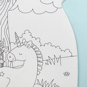 مخصص الطباعة يونيكورن كتاب تلوين للأطفال بالجملة مجموعة رسم أوفست ورقة الاطفال كتاب أنشطة السائبة - Product Image 3