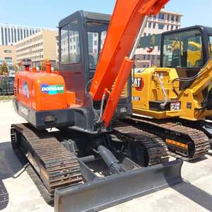 5ton รถขุด DH55 Doosan มือสองประสิทธิภาพสูงคุณสมบัติปั๊มเครื่องยนต์ไฮดรอลิกตีนตะขาบมอเตอร์เกียร์คาวาซากิ - Product Image 2