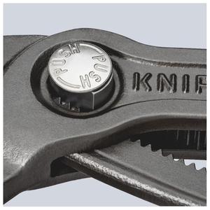 KNIPEX 87 02 250 Cobra®Pince à pompe à eau High-Tech avec poignées fines multi-composants gris atramentisé 250 mm - Product Image 3