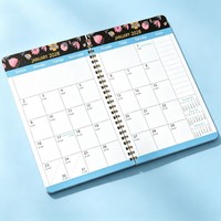 Carnet à spirales personnalisé écologique avec couverture en kraft naturel et papier épais pour journalisation quotidienne