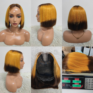 Letsfly 32$ Promotion Perruques Bob Colorées SDD 2x6 Lace Closure, Cheveux Humains Vierges Bruts Vietnamiens, Lisses et Volumineux - Product Image 4