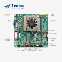 Carte mère industrielle mince mini intégrée ITX I5-1235U 2 ports LAN double canal, max 64 Go, affichage 4K, 6 COM, 10 USB, SIM, PS2, TPM