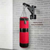 Support mural pour sac de frappe de boxe et de Sanda, pour usage domestique en intérieur, avec support de traction, équipement d'entraînement