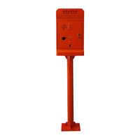 J & R JR-ETS-01 à l'intérieur mur intégré Tunnel SOS appel d'urgence téléphone colonne pilier chaussée multi-réseau interphone filaire