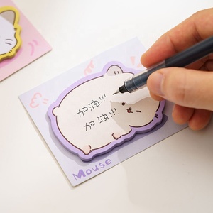 Retour à l'école papeterie cadeaux dessin animé forme d'animal mignon note collante pour les enfants - Product Image 4