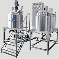 Homogénéisateur Mélangeur Industriel Chauffant à Moteur DC, Émulsifiant Sous Vide pour le Mélange de Savon Liquide et de Détergent