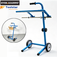 Distributeur mobile de papier de masquage métallique avec support de coupe-papier robuste à lame unique pour chariot de préparation de peinture automobile