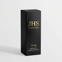 Boîtes d'emballage en carton pliables pour flacons de peptides, avec étiquettes personnalisées pour logo, 2ml, 3ml, 5ml, 10ml