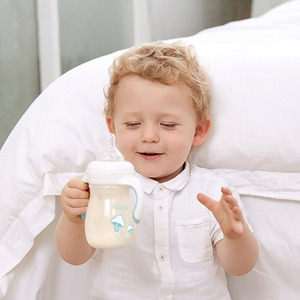 Wide Neck Borosilicate <strong>Glass</strong> Baby <strong>Bottle</strong> Wholesale BPA Free <strong>Bottle</strong> Baby <strong>Feeding</strong> <strong>Bottle</strong> - Product Image 2