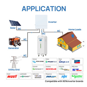 SMS에너지32kWh 51.2V 628AH 가정용 에너지 저장 리튬 배터리 모듈, 확장 가능한 병렬 연결, 10,000회 사이클 수명 - Product Image 4