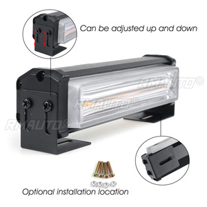 2/4 Piezas, 40W, 12V, 24V, Luz LED COB para Parrilla Delantera de Coche, Luz de Advertencia, Mini Luz Estroboscópica LED de Emergencia para Jeep, Camión, Remolque, Autobús, Furgoneta - Product Image 3