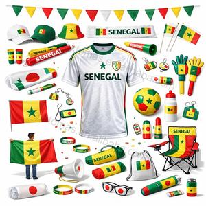 Conjunto Premium para Fanáticos del Fútbol: Sudadera con Capucha, Gorra, Mochila, Botella, Toalla, Pulsera, Llavero y Bandera para Promoción de Campañas - Product Image 6