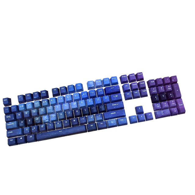 OSHID 104keys PBT Keycaps Dye-sublimation Cherry Profile Custom Keycaps for Mechanical Keyboard Keycaps