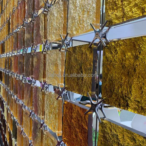 Ticari Oteller İçin Modern Katlanabilir Bölme Kapıları Lamine Kumaş Akrilik Paslanmaz Çelik Panel Polimer Su Geçirmez Özellikler - Product Image 1
