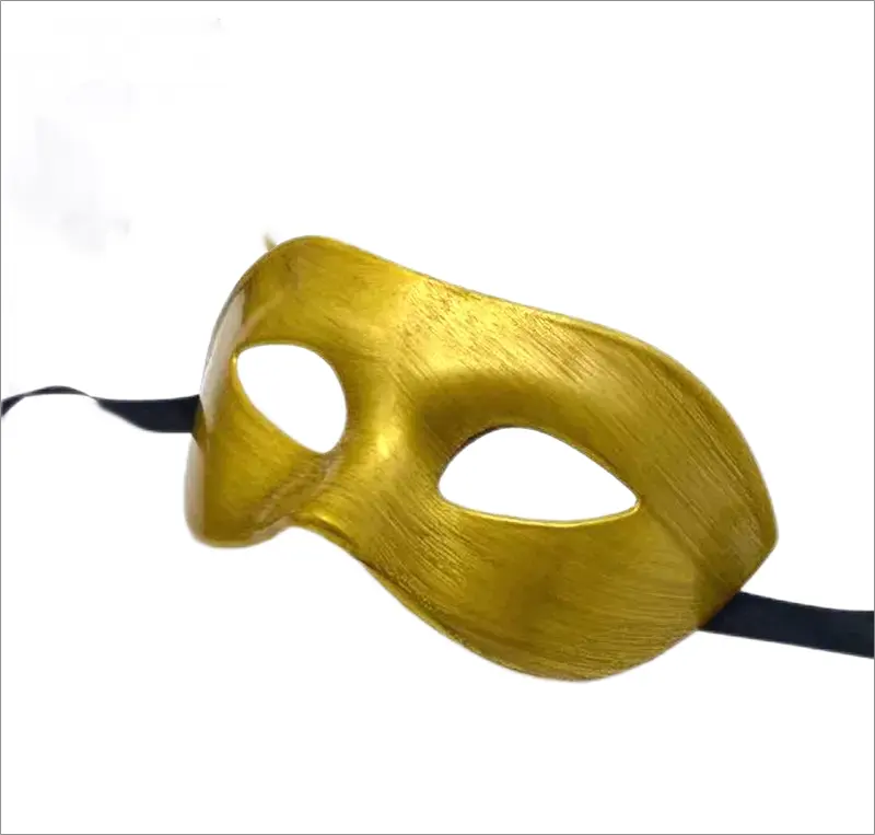 Heren Retro Half Gezicht Oogmasker Led-Functies Gedrukt Op Zijde En Huisdier Leuk Feestmasker Voor Halloween En Retro Vakanties