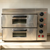 Oven Pizza Komersial BAOKANG HEP-2ST 3KW Heavy Duty dari Guangdong untuk Peralatan Dapur