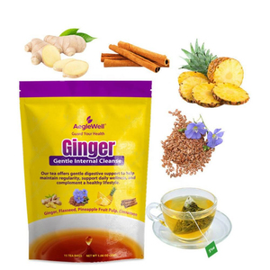 Té Herbal Natural OLLI <span class=keywords><strong>de</strong></span> <span class=keywords><strong>Jengibre</strong></span> con Semillas <span class=keywords><strong>de</strong></span> Lino, Pulpa <span class=keywords><strong>de</strong></span> Piña y Canela para un Apoyo Digestivo Suave, 15 Bolsitas <span class=keywords><strong>de</strong></span> Té por Paquete - Product Image 1