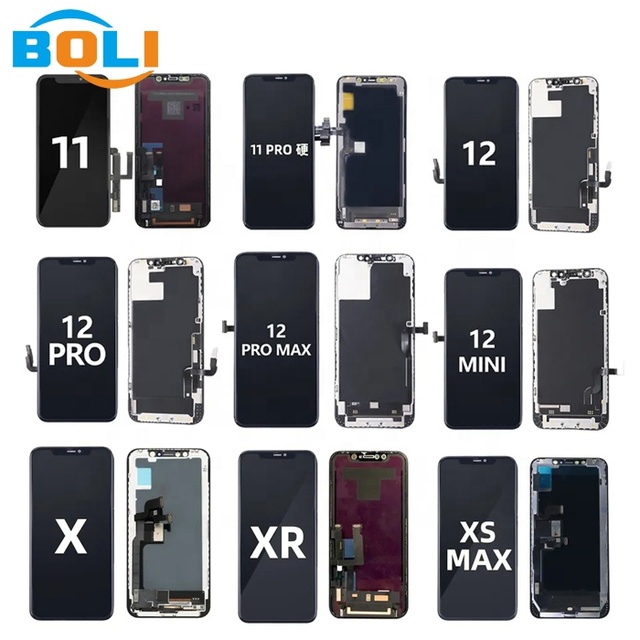 Factory Direct Oem Original Mobile Phone Lcd Display for iphone X Xs Xr 11 12 13 14 15 Pro Max Lcd Oled Touch Screen Replacement