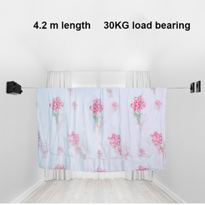 Filo di acciaio inossidabile a scomparsa da bagno a parete tipo di asciugatura per biancheria da bucato linea di abbigliamento per stendibiancheria retrattile - Product Image 5