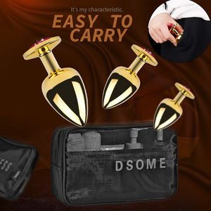 S-HANDE Edelstahl <span class=keywords><strong>Anal</strong></span> Butt Plug mit Diamant Kristall Dekorative Set Wasserdicht Diskrete Erwachsene Sexspielzeug für Männer und Frauen - Product Image 2