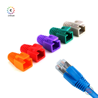 1000 Stück Steckerverkleidung Ethernet Modularer Stecker UTP FTP Stecker CAT5E CAT6 Cat7 8P8C Netzwerkkabel-Stecker RJ45 Verbinder-Abdeckung 6,0m