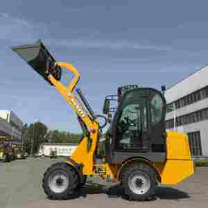 China RG-EV10 Mini Elektro Vorderrad lader Kompakte Batterie Teleskop Kleine Farmen Günstige Bagger lader Kern motor - Product Image 5