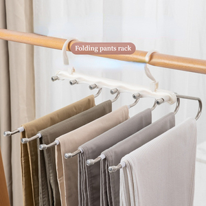 Perchero Multifuncional Plegable para Pantalones, Organizador de Ropa, Ahorra Espacio en Armarios de Dormitorio, Venta al Por Mayor - Product Image 6