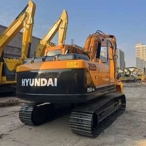 Precio barato de alta calidad Hyundai 15 Ton Hyundai 150-9S Excavadora hidráulica sobre orugas hecha Original en Corea - Product Image 4