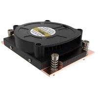 COOLSERVER CS-AM5-1U3C Ventilateur de refroidissement actif pour processeur de serveur de bureau, radiateur de contrôle de température en cuivre AM5, refroidissement par air pour boîtier d'ordinateur