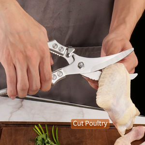 กรรไกรสแตนเลสอเนกประสงค์สำหรับใช้งานหนักใช้ในครัวกรรไกรตัดอาหารไก่ปลาอาหารสมุนไพรสำหรับใช้ในครัวบ้าน - Product Image 3