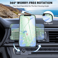 Cargador de coche inalámbrico magnético de 15W, soporte de teléfono de coche de carga rápida, soporte de teléfono móvil magnético fuerte para ventilación de aire