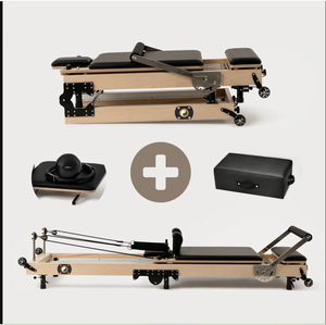 Nuovo Tipo di Macchina Professionale per Studio di Yoga, Reformer Pilates in Legno d'Acero con Logo Personalizzato - Product Image 1
