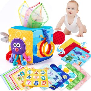 <span class=keywords><strong>Jouets</strong></span> Montessori pour bébé de 6 <span class=keywords><strong>mois</strong></span> avec queue texturée ClothCrinkleSqueaky Sounds Mirror - Christmas Stocking Stuffers - Product Image 1