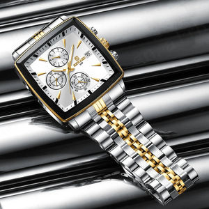 REWARD RD81100M Reloj de Cuarzo para Hombre, Resistente al Agua 30M, de Acero Inoxidable, Estilo Ejecutivo, Cronógrafo 81100, Clásico y Moderno - Product Image 2